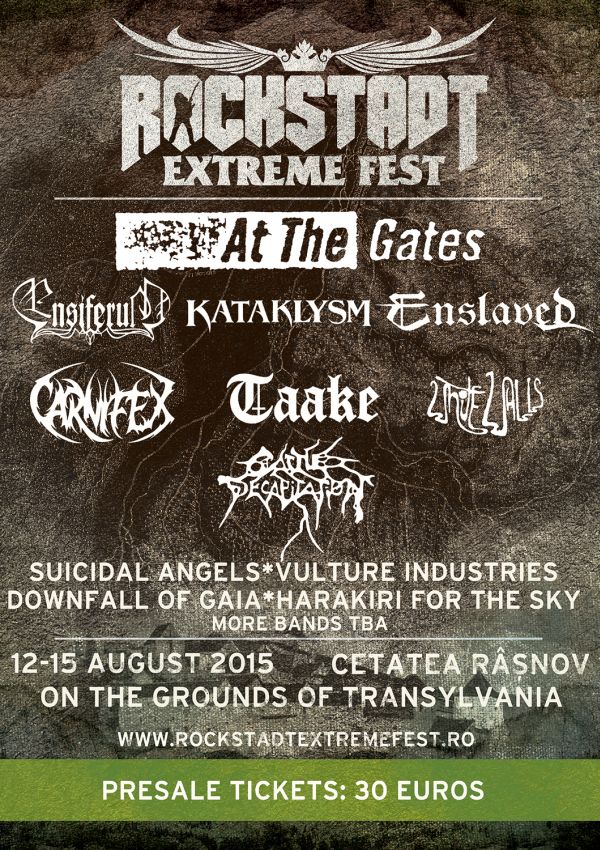 At The Gates si White Walls vor canta la Rockstadt Extreme Fest 2015
